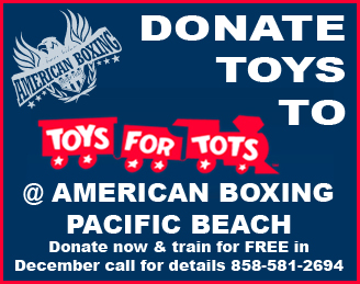 Toys for Tots American Boxing Ad Donate to Toys for Tots at American Boxing Pacific Beach and train for Free in December 2012