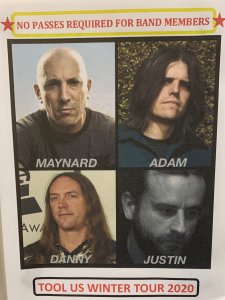Tool Band Pic 2020 Tour
